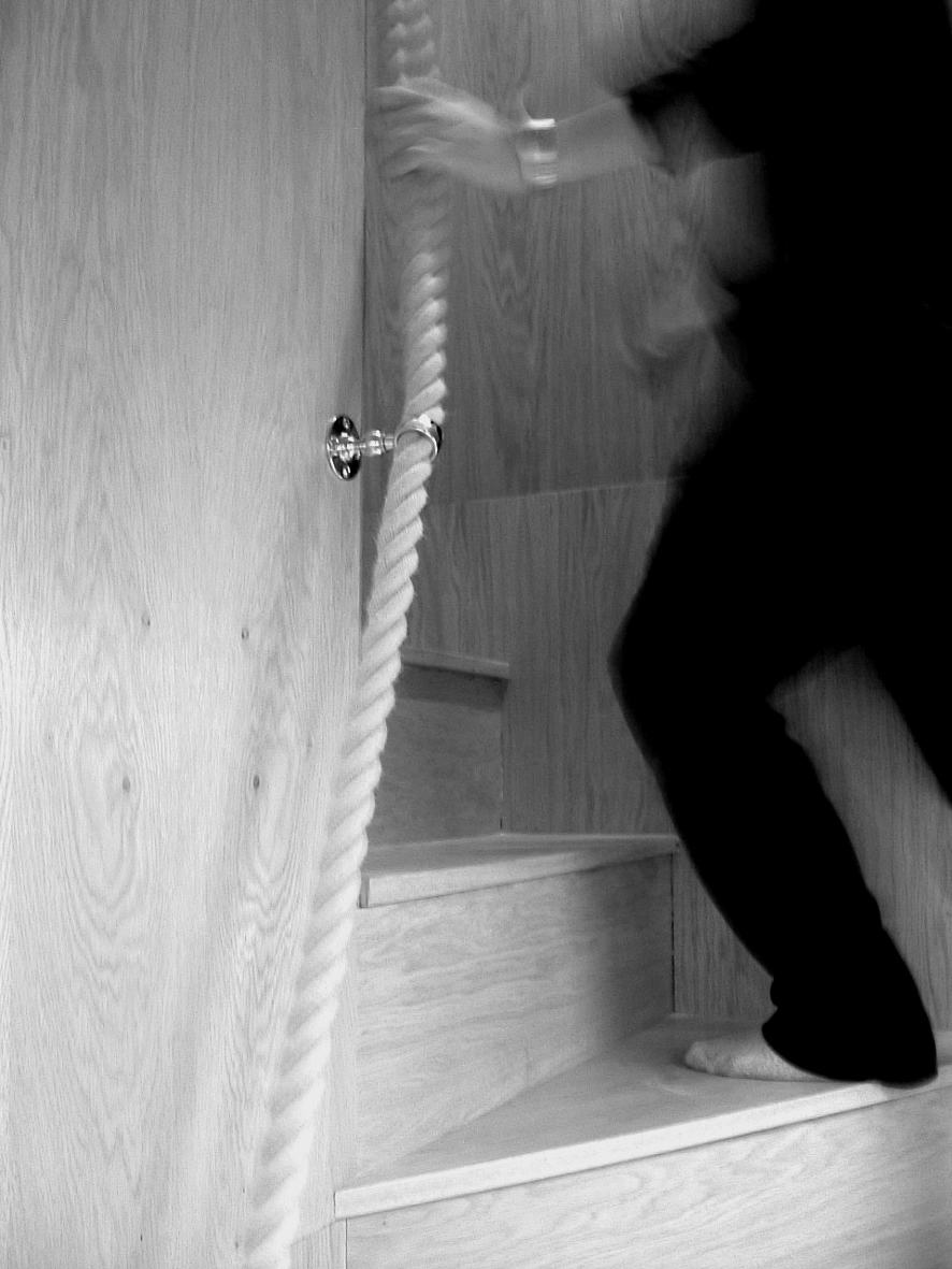 stair detail b:w